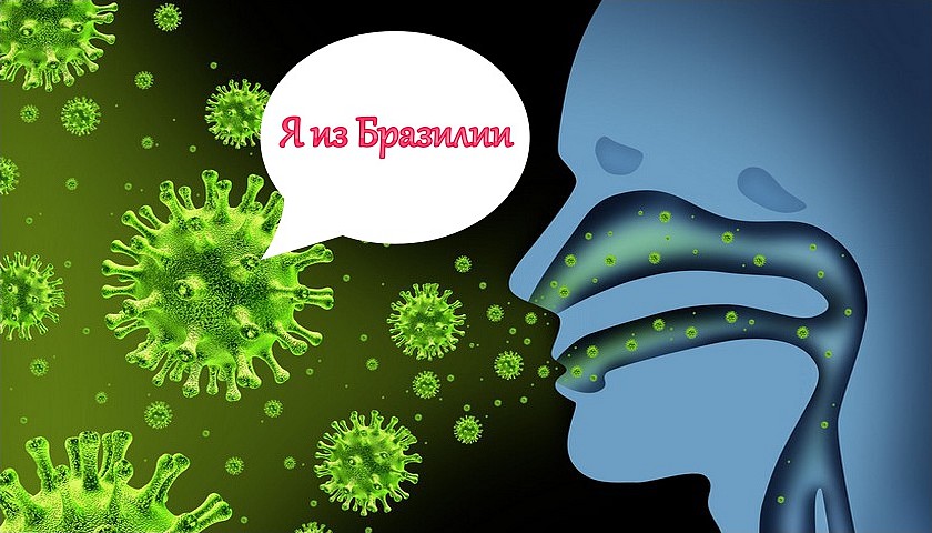 Бразильский штамм и 18 мутаций